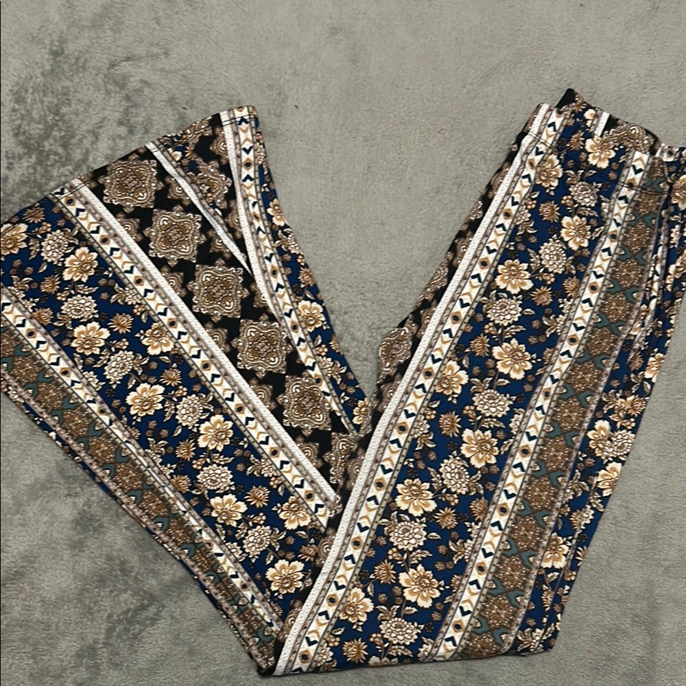 Floral Patterned Pants